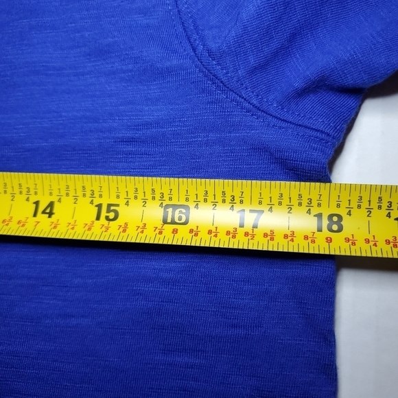 LL Bean S’mores Crew Solid T-Shirt Blue Boys L - Picture 6 of 6